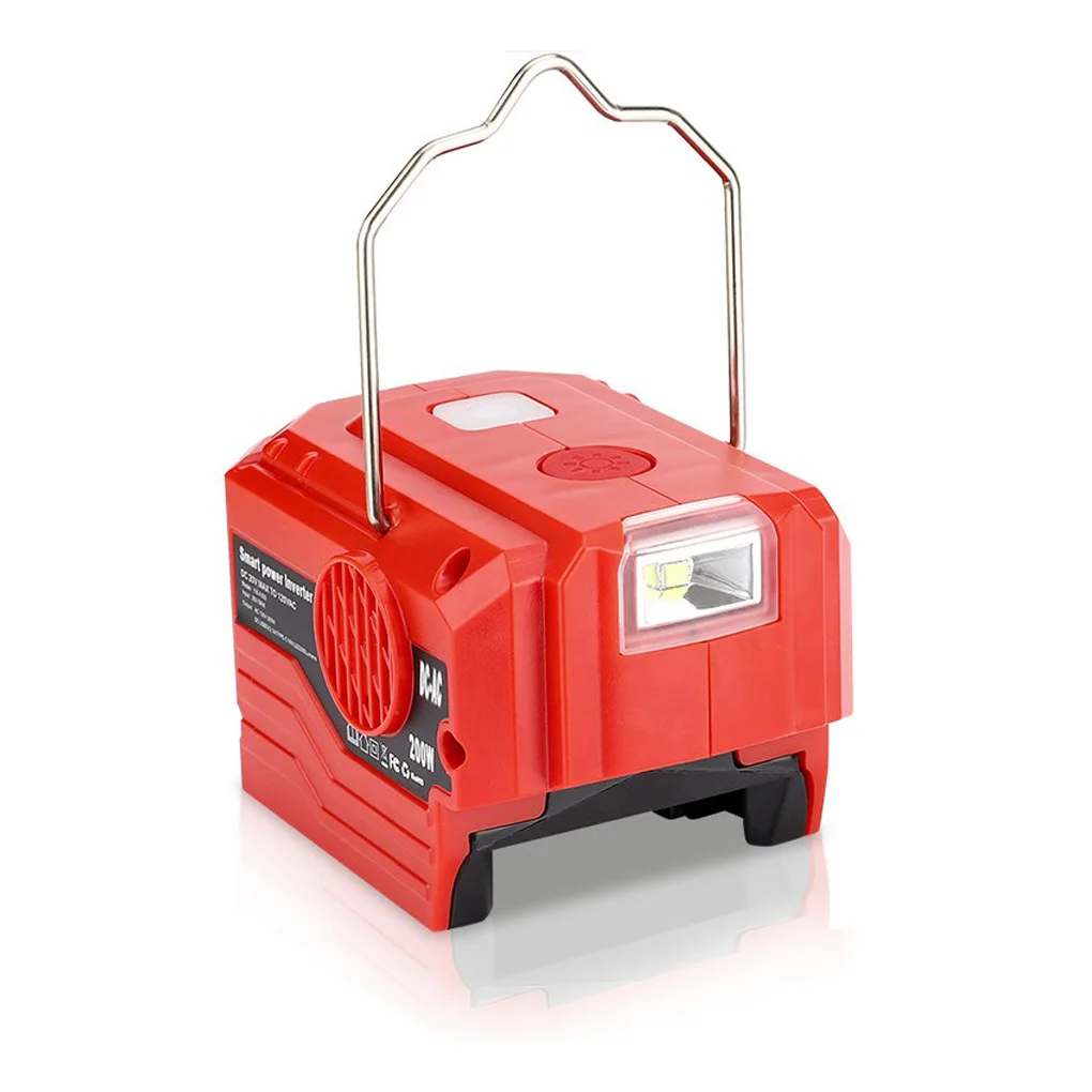 200 Вт инверторный генератор для Bosch 18 В адаптер батареи кемпинг рабочий фонарь 220