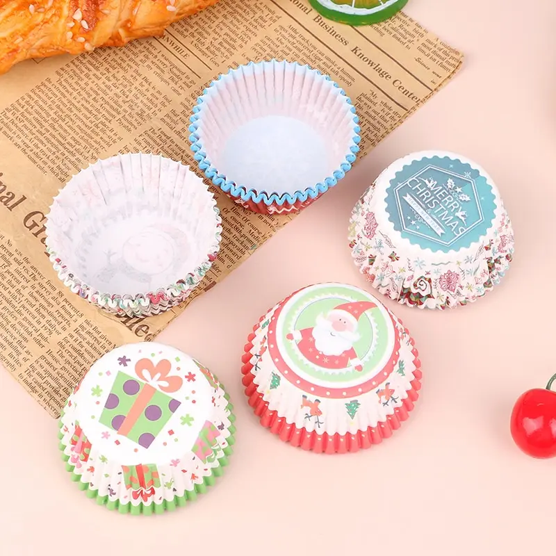 

100 шт., Бумажные Формочки для кексов