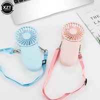 new portable hanging neck foldable small electric fan handheld creative student dormitory sports usb outdoor mini fan