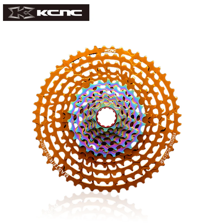 

Сверхлегкая гоночная кассета KCNC 12 В MTB 9-52 зубьев для SRAM XX1 Eagle 12S XD черный красный глянцевый розовый цвет вес 324 г