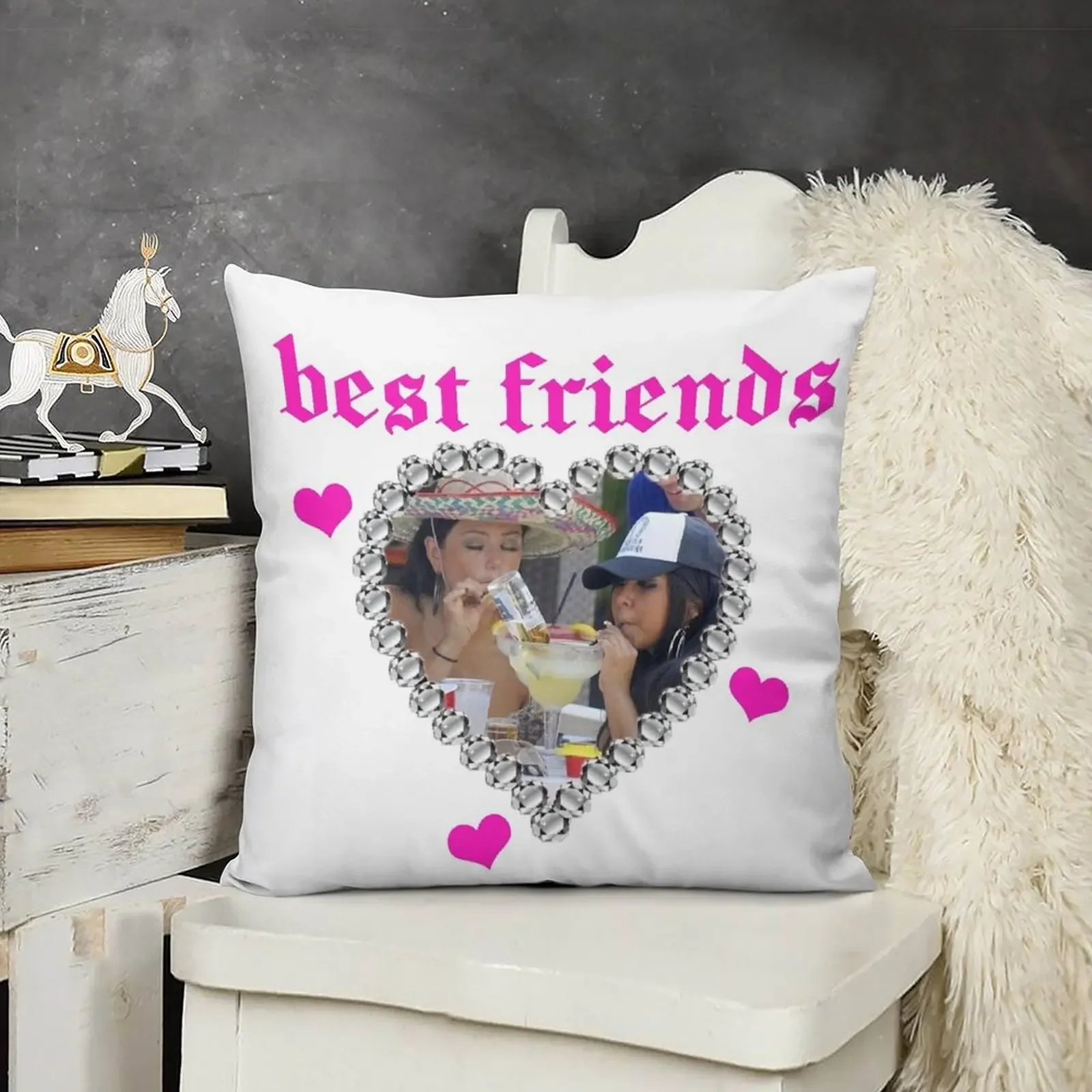 Лучшие друзья/Снуки и jwoww декоративная подушка чехол для диванной подушки