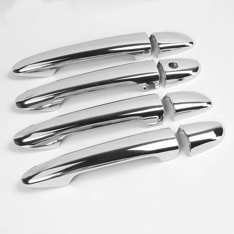 

For Mazda Atenza 2017 Modification 4pcs ABS Silver Chrome Outside Door Handle Cover Trim Sticker Pull Doorknob Car Accessories