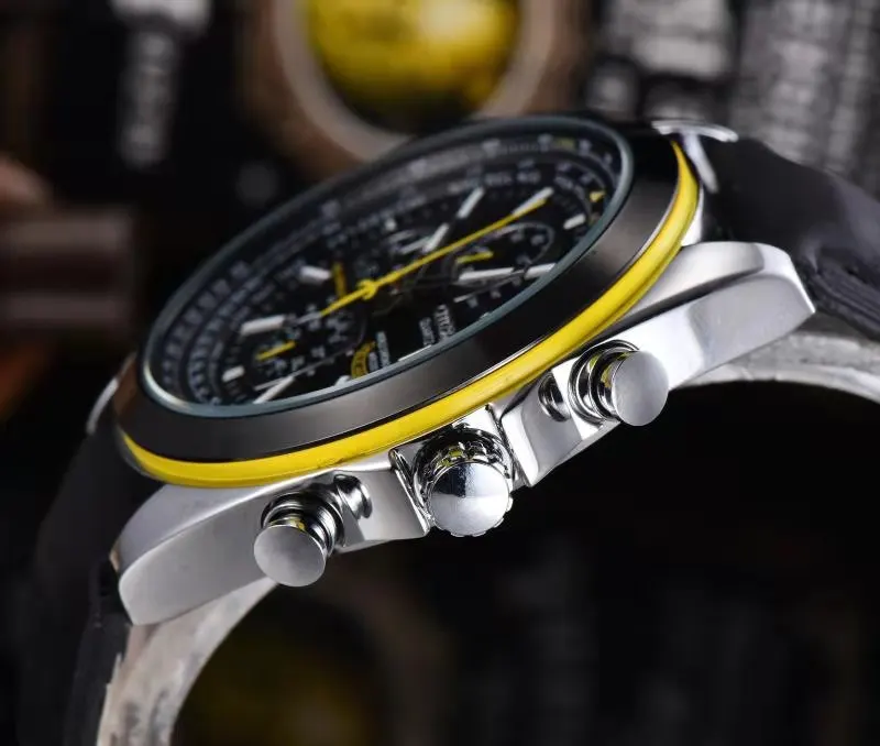 CITIZEN Men's Watch Luxury Fashion Quartz Clock Glow Calendar Waterproof Multifunctional Fancy Round Automatic Watch Stainless S
