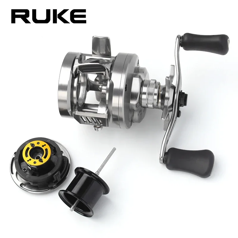 Рыболовная катушка RUKE Литое барабанное колесо Максимальное сопротивление 5 кг