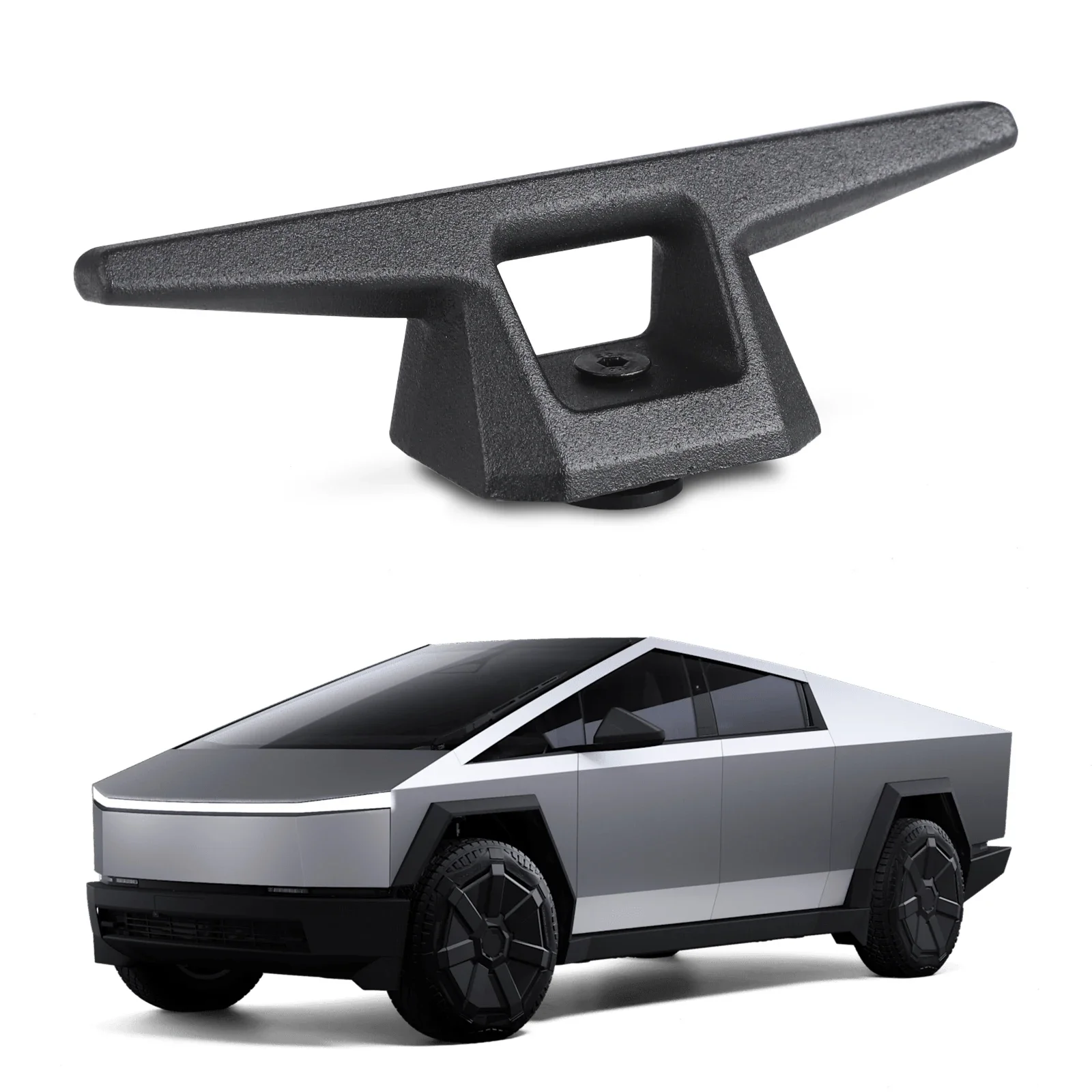 

Новый крючок для гусеничного крючка для L-образного рельсового крючка для Tesla Cybertruck 2023-2025, крючок для шины L-образной дороги багажника, многофункциональное использование