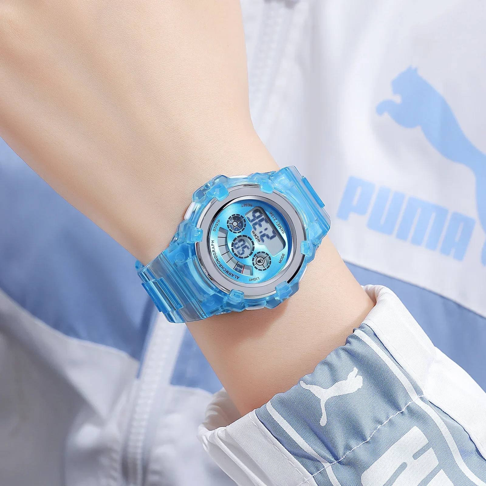 Женские водонепроницаемые противоударные наручные часы SKMEI 5 бар женские модные