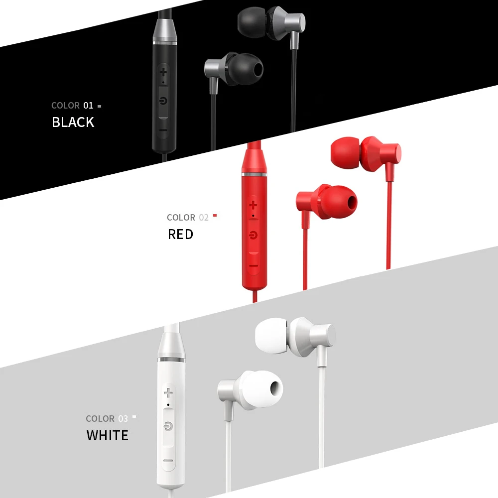 lenovo bluetooth earphones he05 wireless earbuds magnetic neckband earphone waterproof sport headset with mic noise cancelling free global shipping