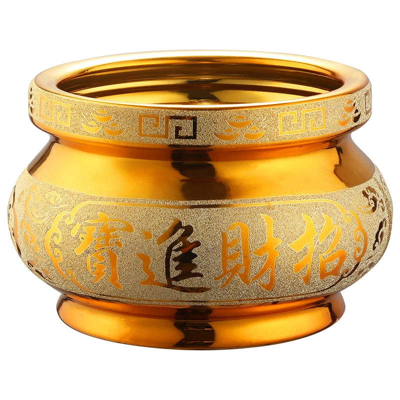 Buddha Hall Ceramics Incense Burner Ornaments Home Feng Shui Decoration Traditional Buddhist Supplies Worship Accessories images - 6