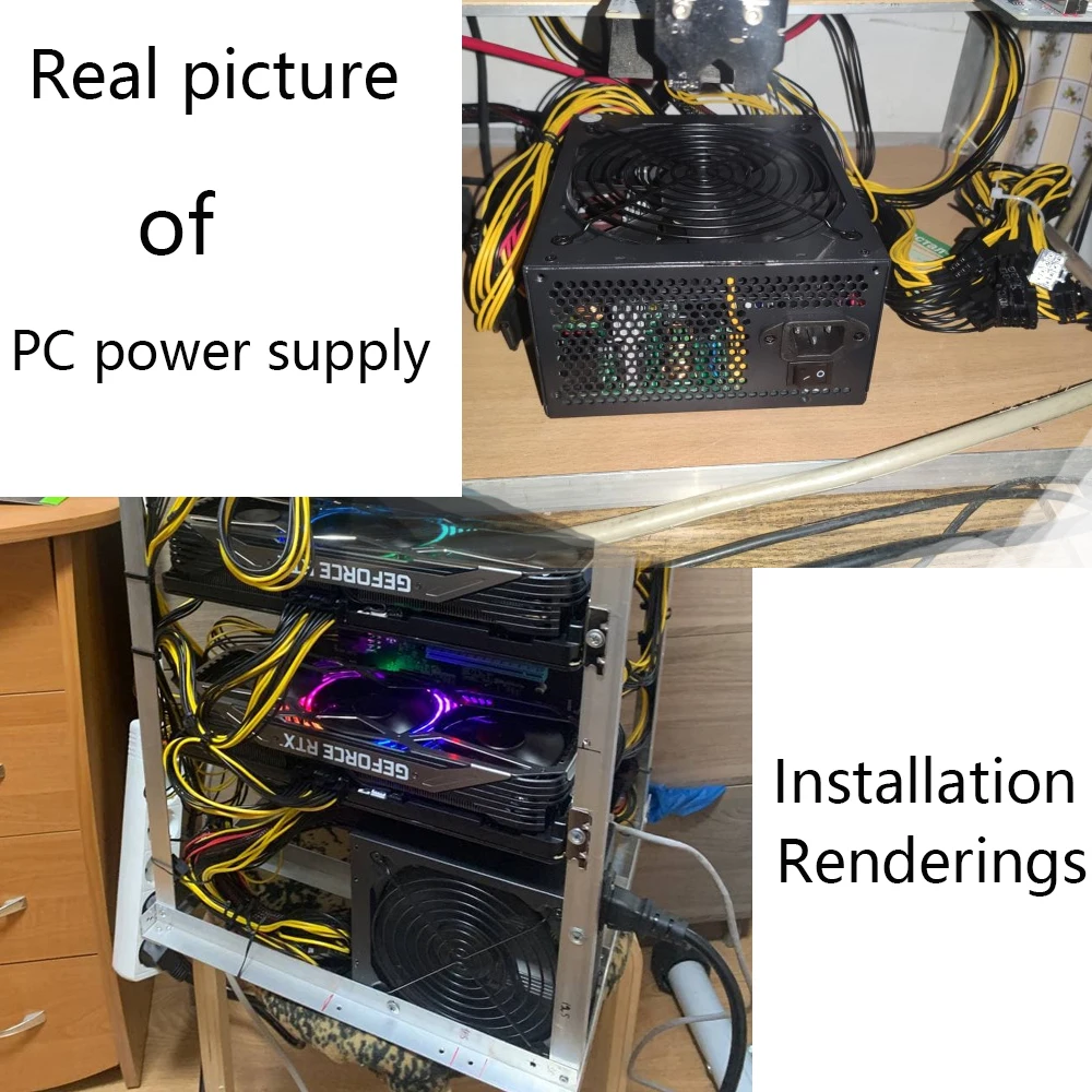 Блок питания для майнинга биткоинов 2000 Вт ATX блок V2.31 ETH Майнинг монет |