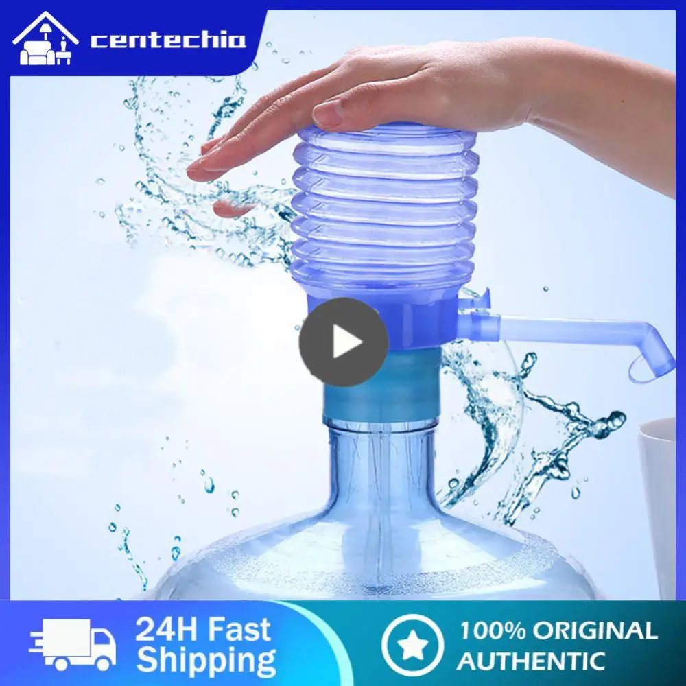 

1~10PCS Portable Bottled Drinking Water Hand Press Removable Tube Innovative Vacuum Action Manual Pump Dispenser
