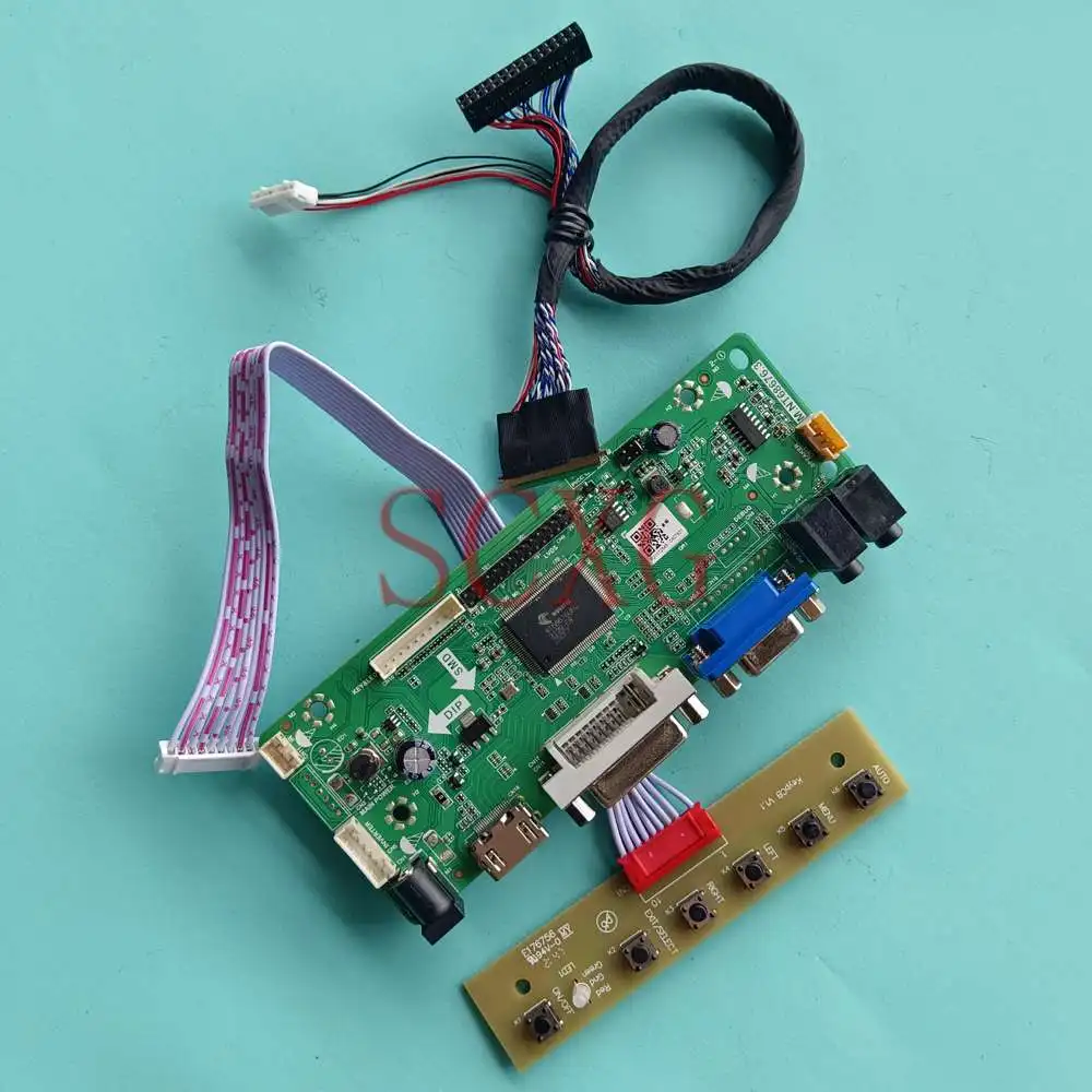 

Screen LCD Controller Board DIY Kit For B116XW03 V2 Laptops Panel DVI VGA HDMI-Compatible 11.6" 40 Pin LVDS 60Hz 1366*768