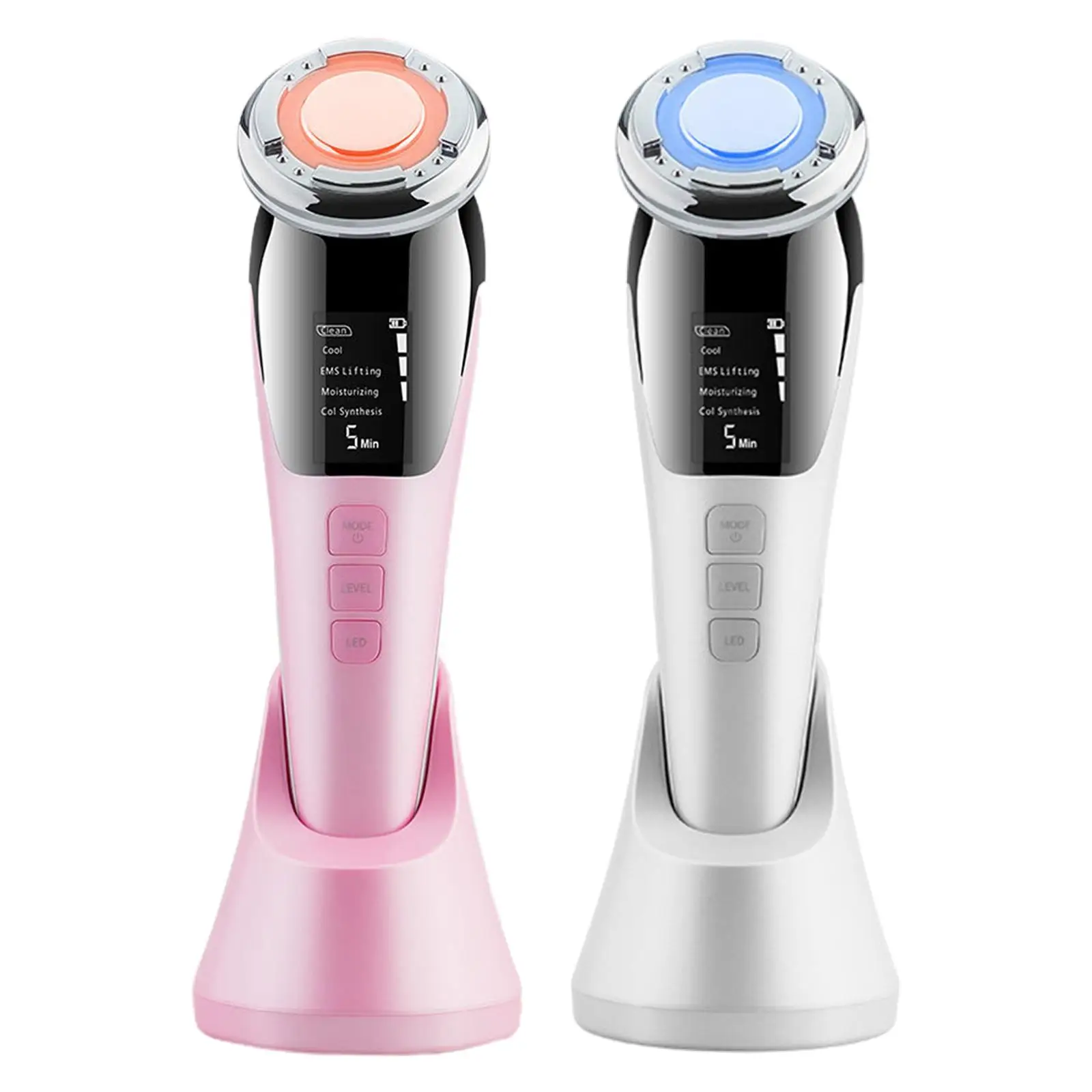 

EMS Micro Current Facial Massager Vibration Import Promote Essence Absorption Anti Aging Eye Massager Skin Care Device