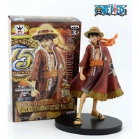 one piece figure model 18cm pvc action anime figure cute collectible model doll toy kids birthday gift ornament color box toys