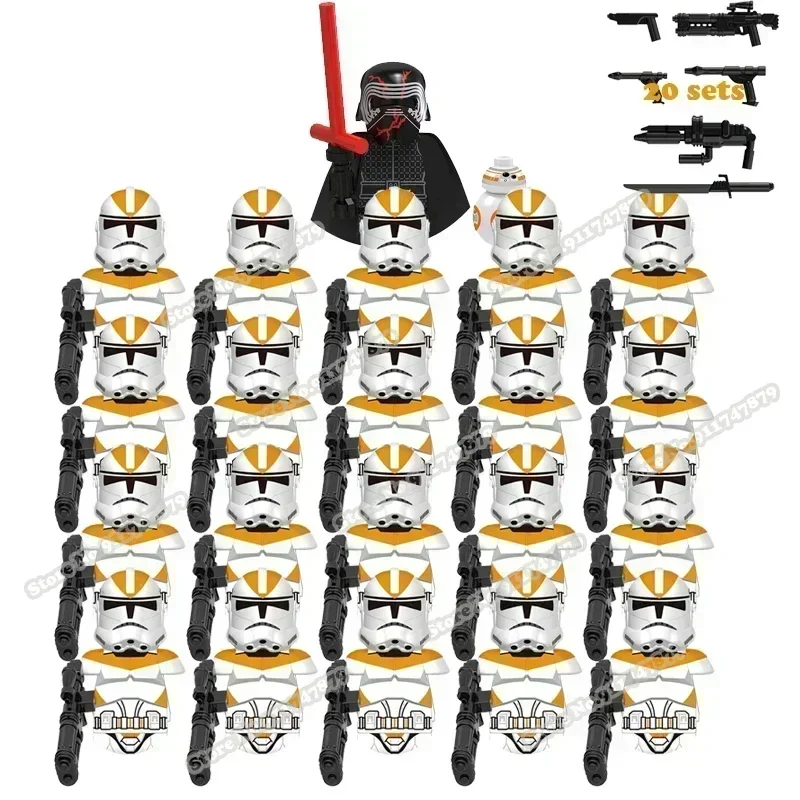 Горячие игрушки Звездные войны 21 шт. Commando 501st cody Thorn строительные блоки капитан