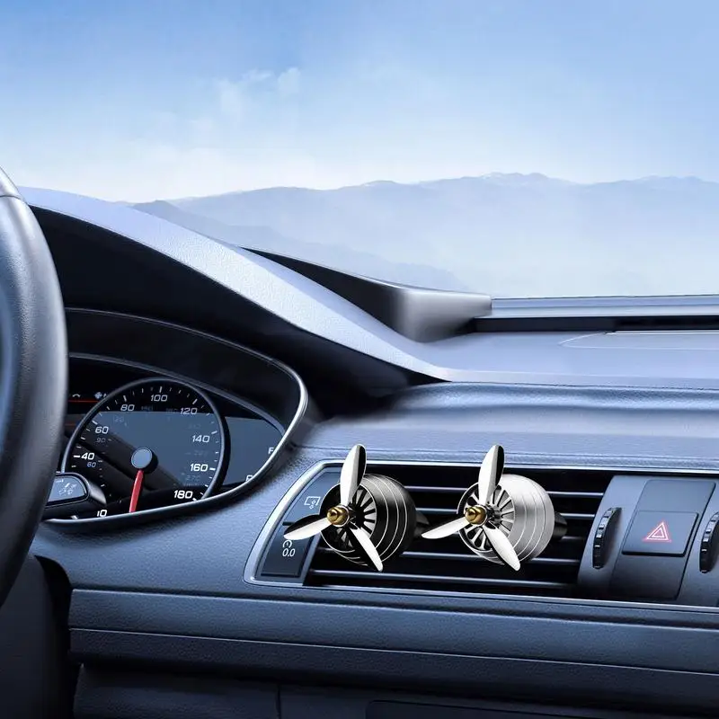 

Car Scent Diffuser Shape Of A Propeller Driven Airplane Three Light Modes Silicone Material Car Scent Diffuse Oil Diffuser