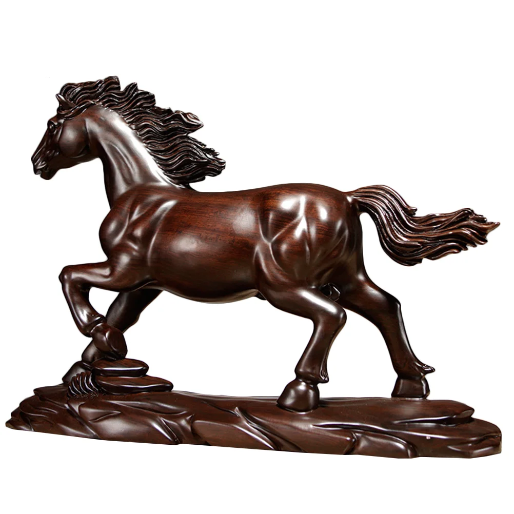 

Horse Art Figurine Decorative Horse Sculpture Animal Ornament Sculpture for Home Office