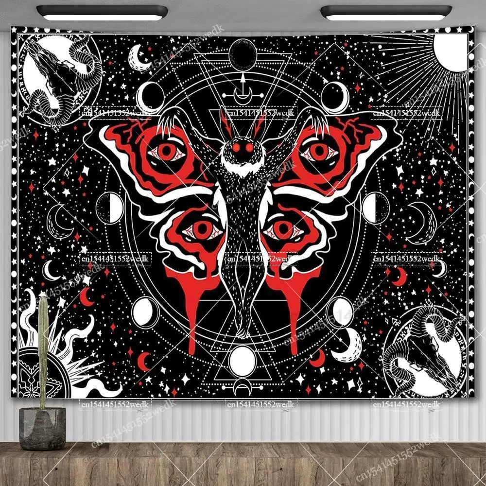 

Гобелен Mothman FFO черный красный мандала