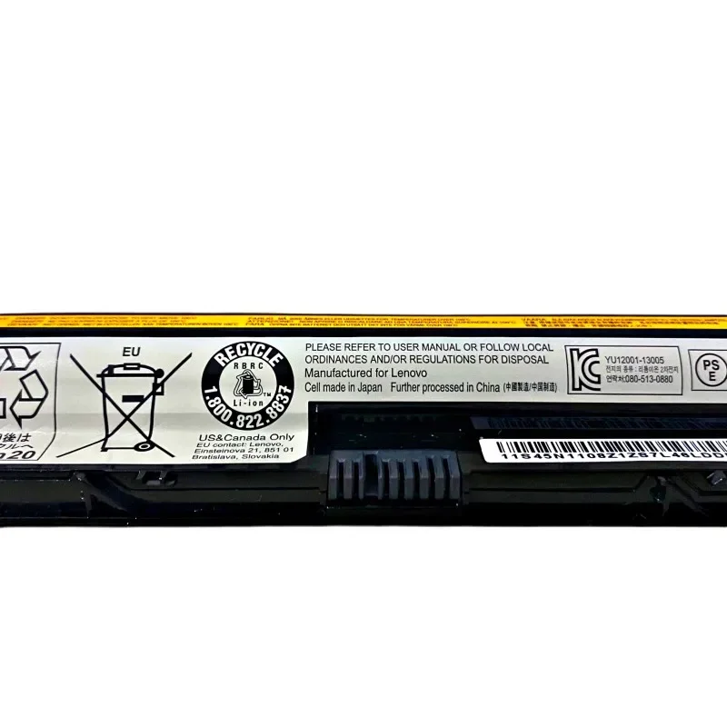 100% Оригинальный аккумулятор 2800 мАч для ноутбука Lenovo L12L4A02 L12L4E01 L12M4A02 L12M4E01 L12S4A02 L12S4E01