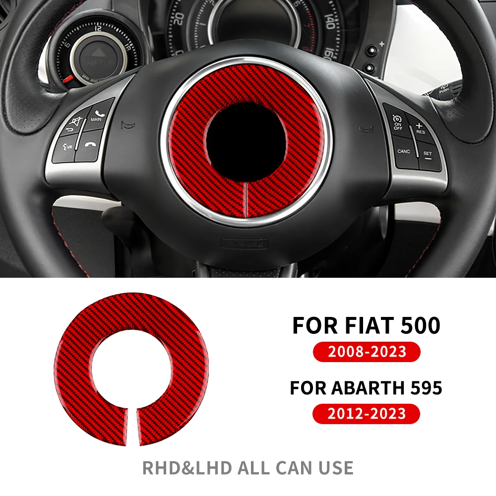 

Настоящее мягкое углеродное волокно для Fiat 500 2008-2024 500e 2013-2019 Abarth 595 2012-2023 2024 LHD RHD Ручная автоматическая рамка управления переменным током