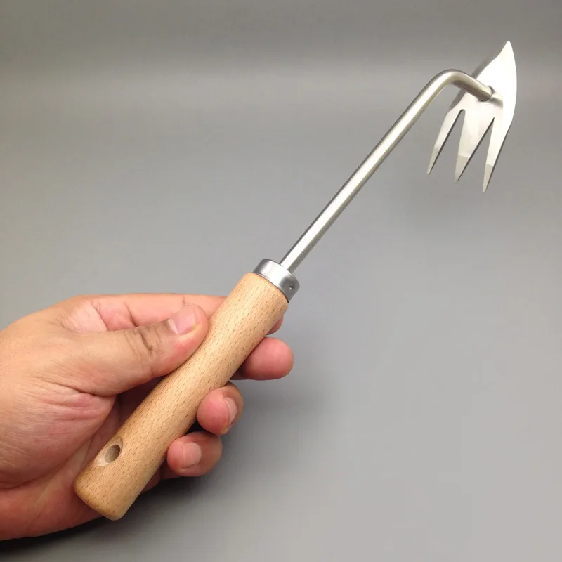 

1PCS Stainless Steel Garden Weeders Grass Rooting Loose Soil Hand Weeding Removal Puller Gardening Tools Multifunctional Weeder