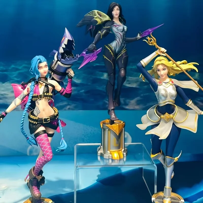 League Of Legends Jinx 3d ручка аниме фигурка официальная аутентичная игровая периферия