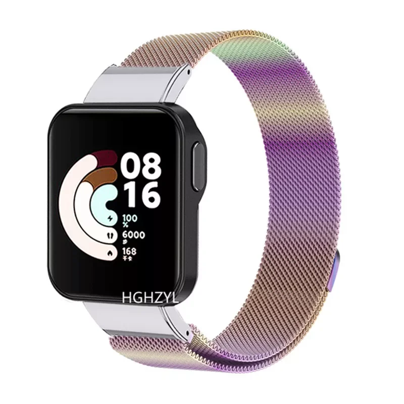 Milanese Magnetic strap For Xiaomi Mi Watch Lite 2 metal Magnetic Loop correa For Redmi watch 2 Wristband Brecelet Correa