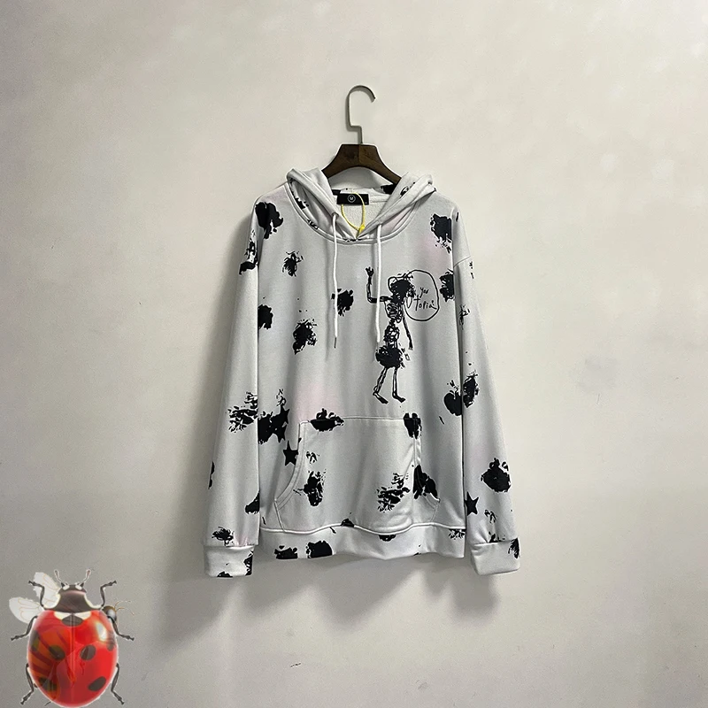 

Skeleton Skulls Bone Print Fleece Travis Scott Hoodie