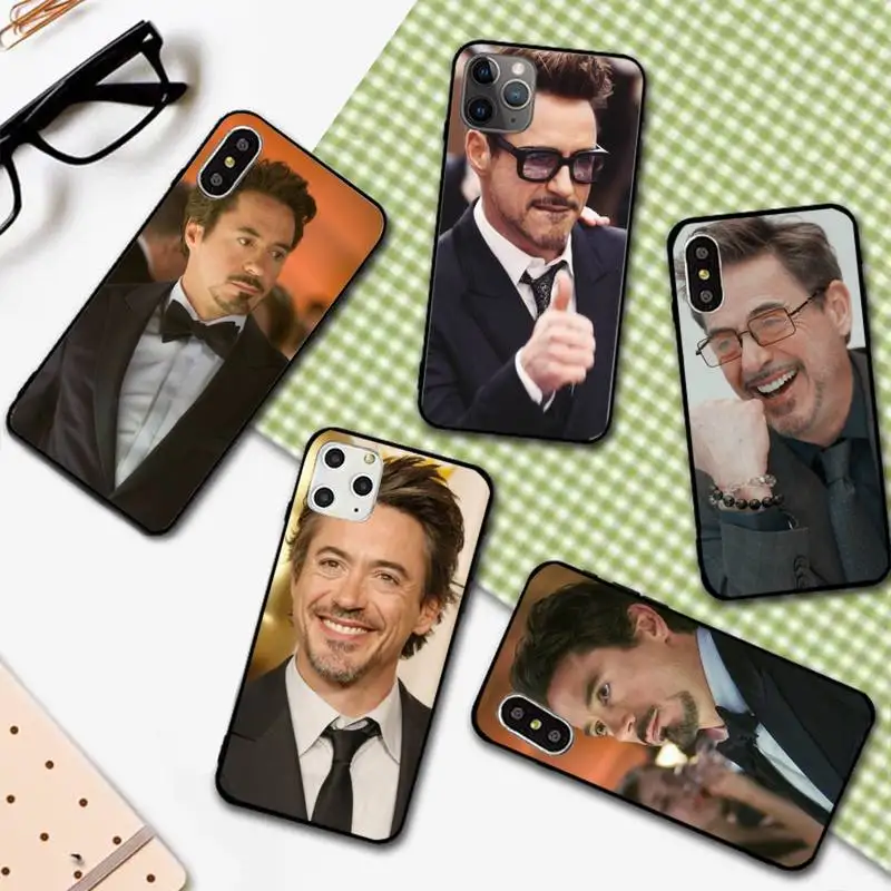 

Robert john downey actor Phone Case For iphone 12 11 13 7 8 6 s plus x xs xr pro max mini shell