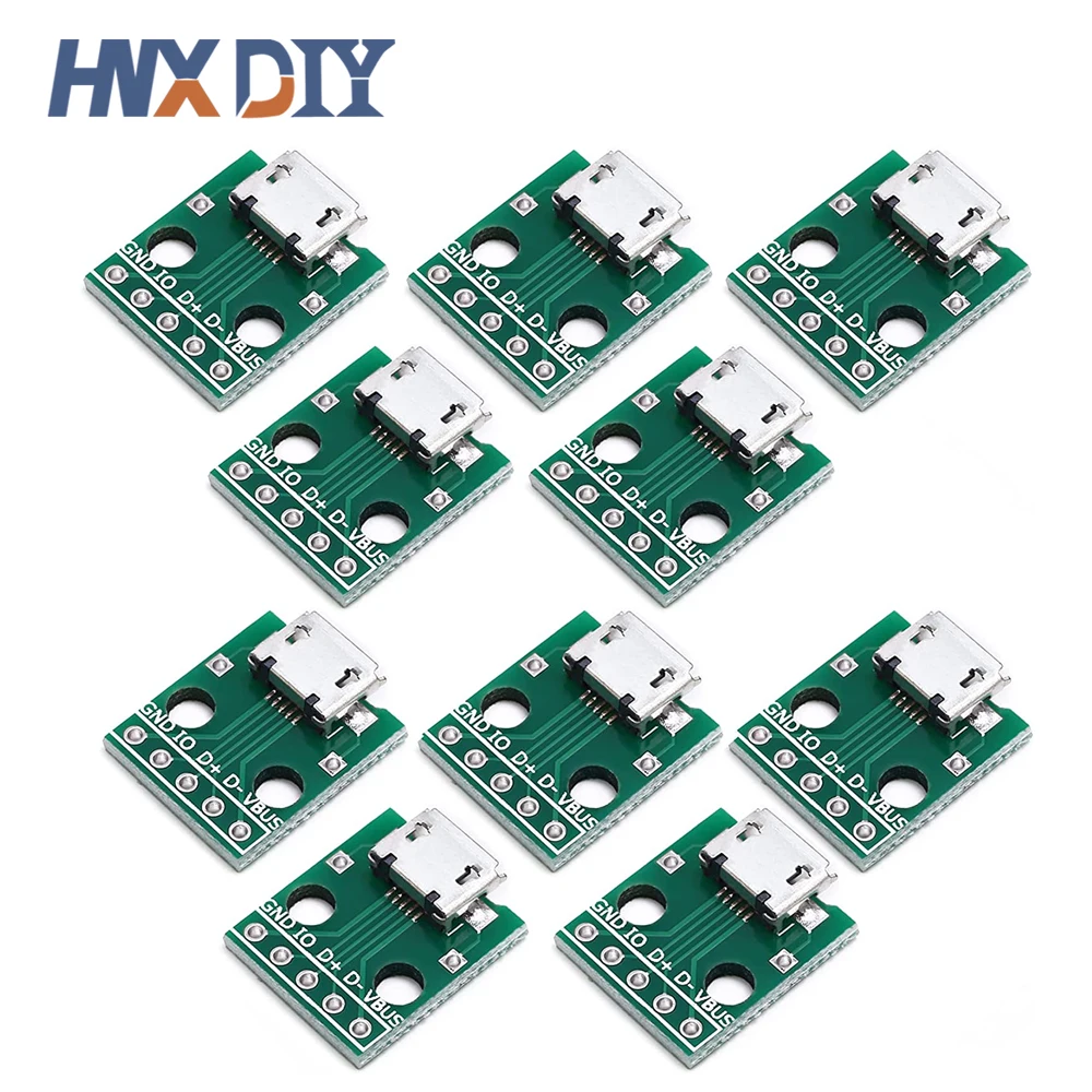 

10 шт., адаптер MICRO USB Для DIP-адаптера