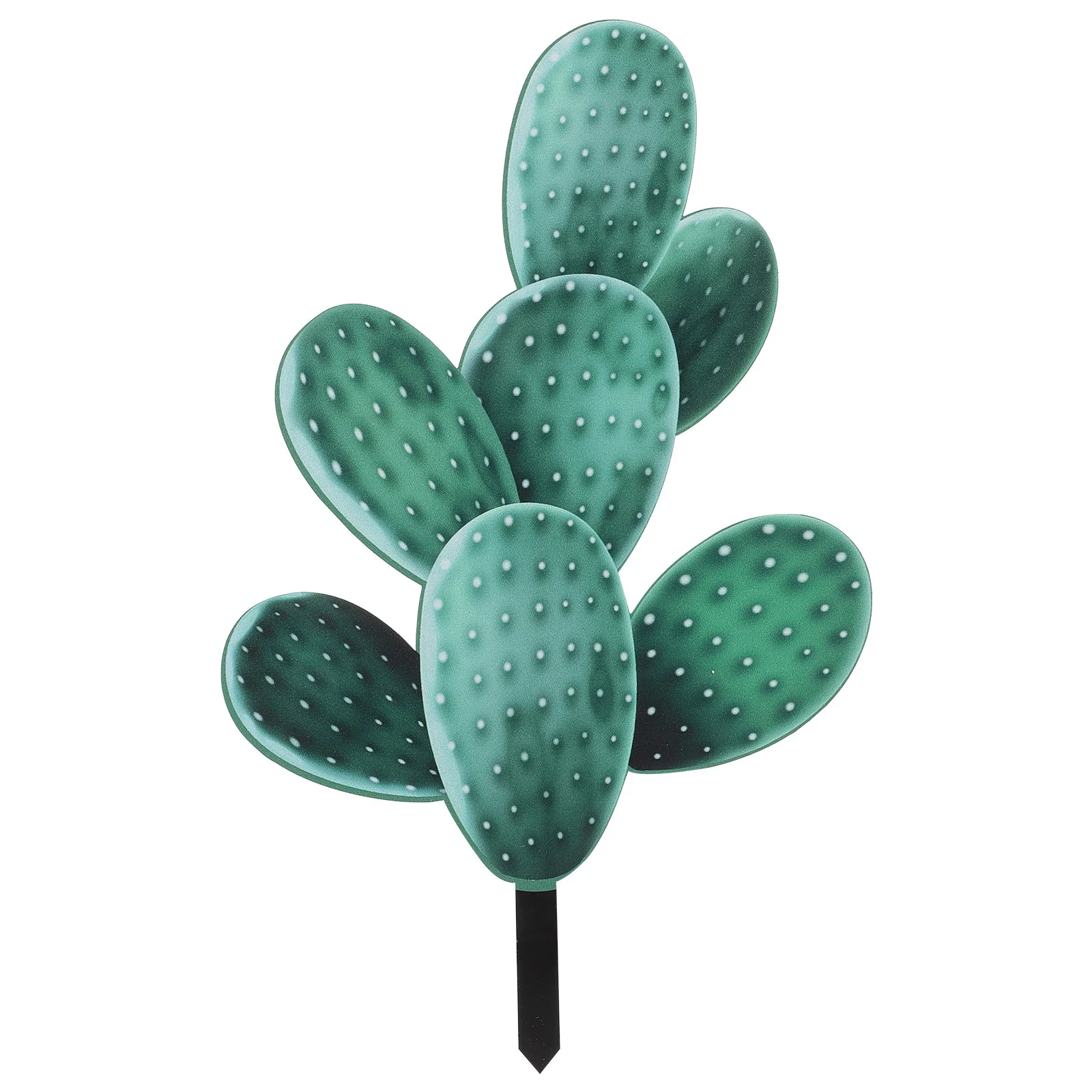 

Cactus Garden Yard Stakes Decor Metal Stake Sign Sculpture Lawn Outdoor Ground Acrylic Decoration Statue Fake Statues Insert