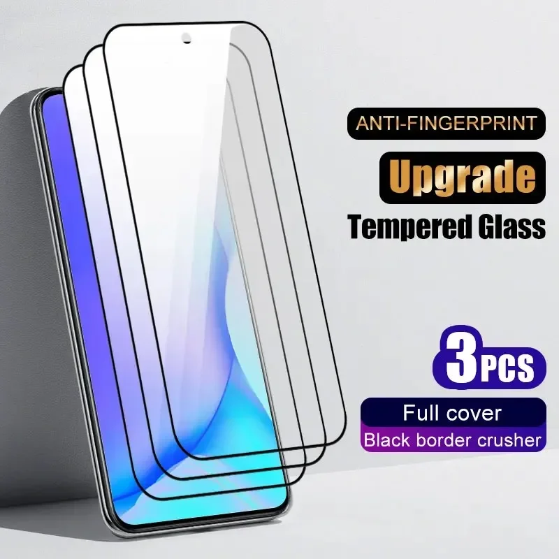 3 шт. Защитная пленка из закаленного стекла 9D для Samsung Galaxy A06 A16 A72 A33 A22 5G A42 A04 A24 4G A34 A54