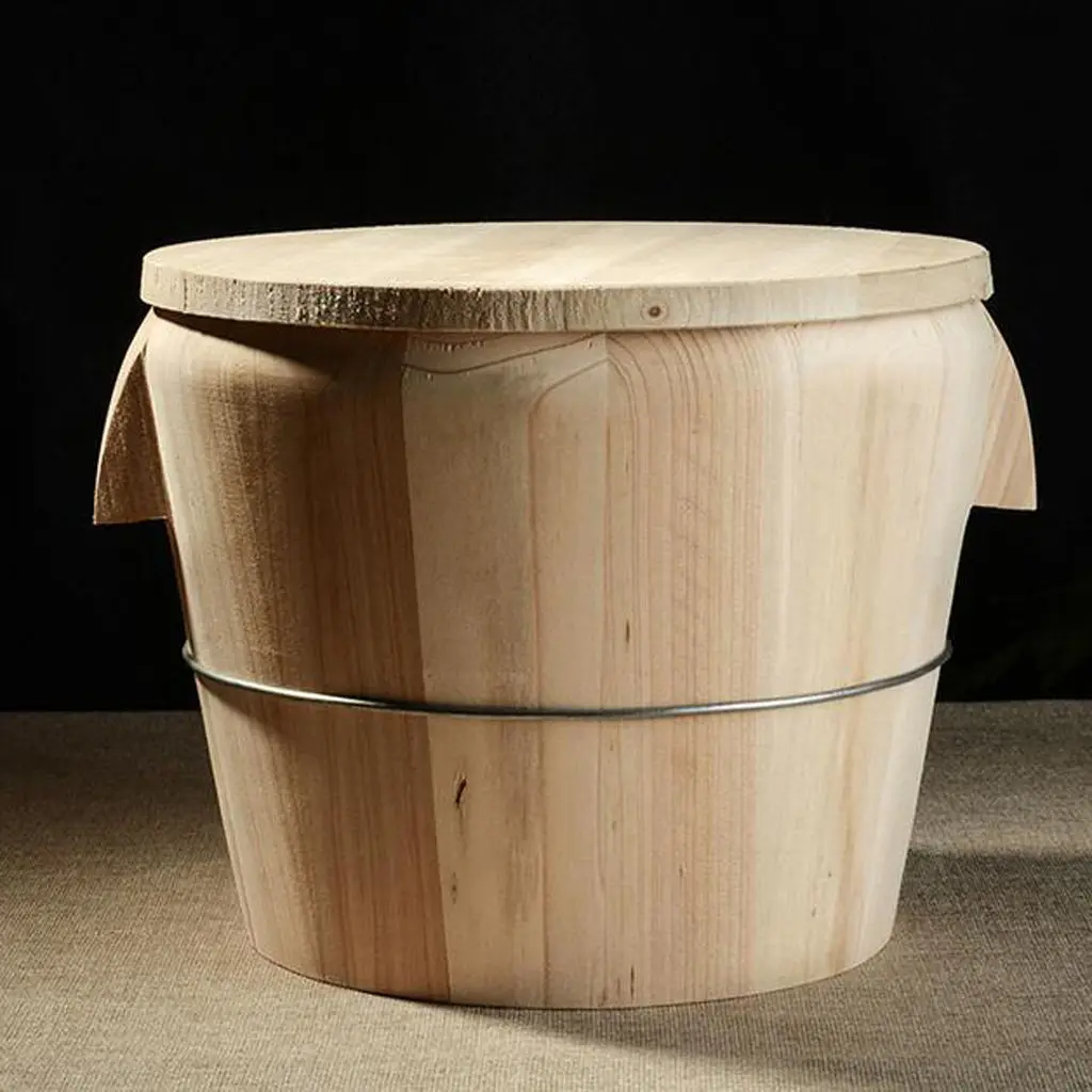 

Container Sushi Hangiri Wooden Rice Mixing Bowl Made In Japan