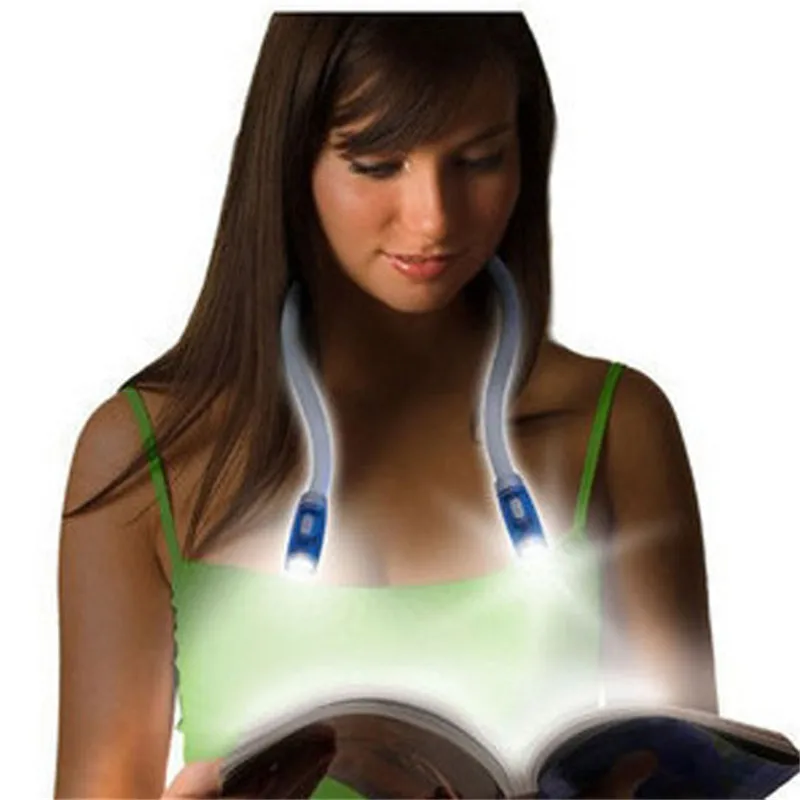 

Book Light Flexible Handsfree Led Neck Light Hug Reading Lamp Novelty Led Night Light lighting