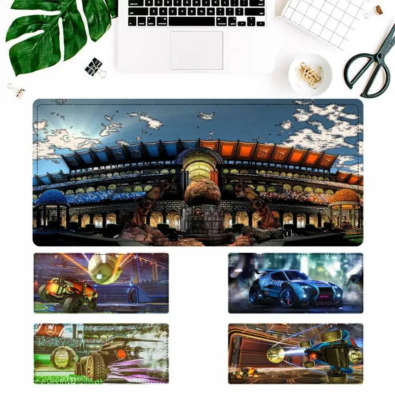 

Designer rocket league Mouse Pad Gamer Keyboard Maus Pad Desk Mouse Mat Game Accessories For Overwatch