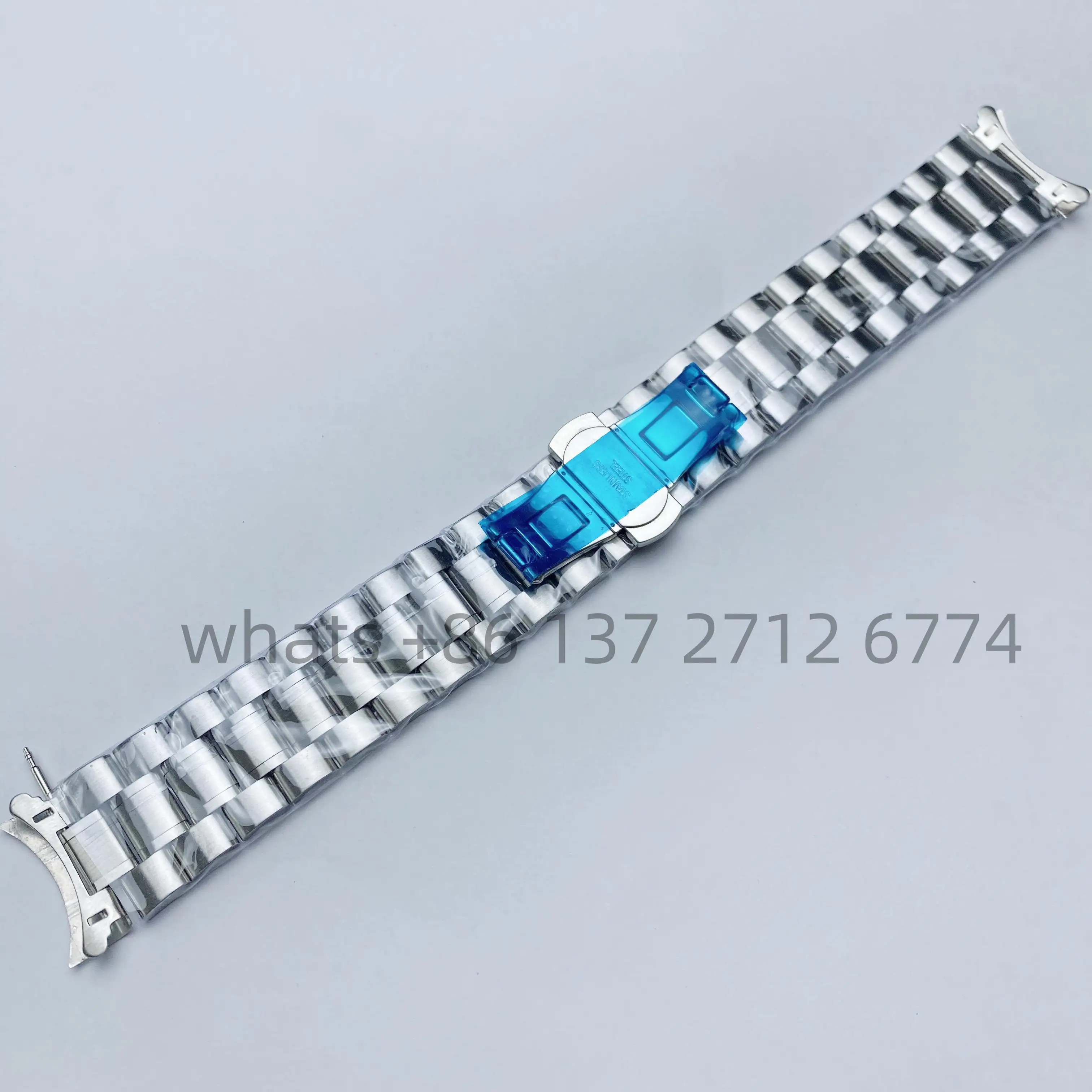 41mm Case Diameter Luxury Watch Speed Master Accessories Set Stainless Steel Strap with Free Quartz Movement Set