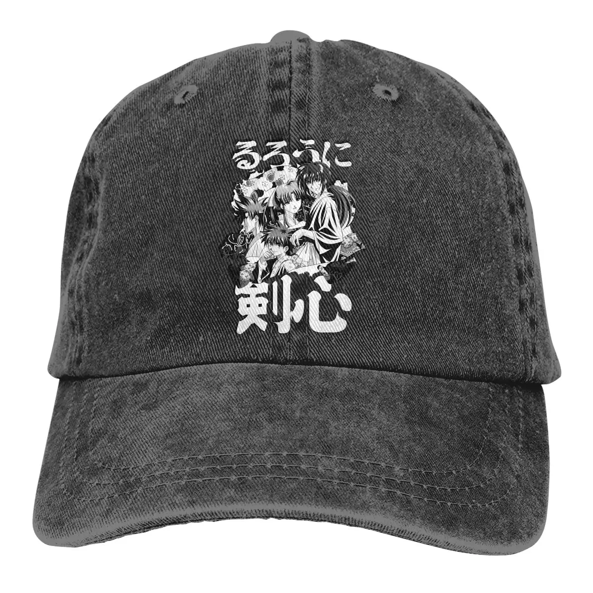 

Kamiya Dojo (white) Baseball Cap cowboy hat Peaked cap Cowboy Bebop Hats Men and women hats