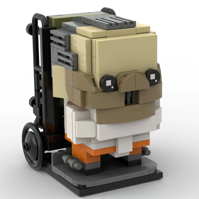 Фото Набор строительных блоков MOC «Ганнибал Лектер» Brickheadz, 207 деталей, праздничный подарок, креативное украшение для дома, модель для самостоятельной сборки для энтузиастов №1