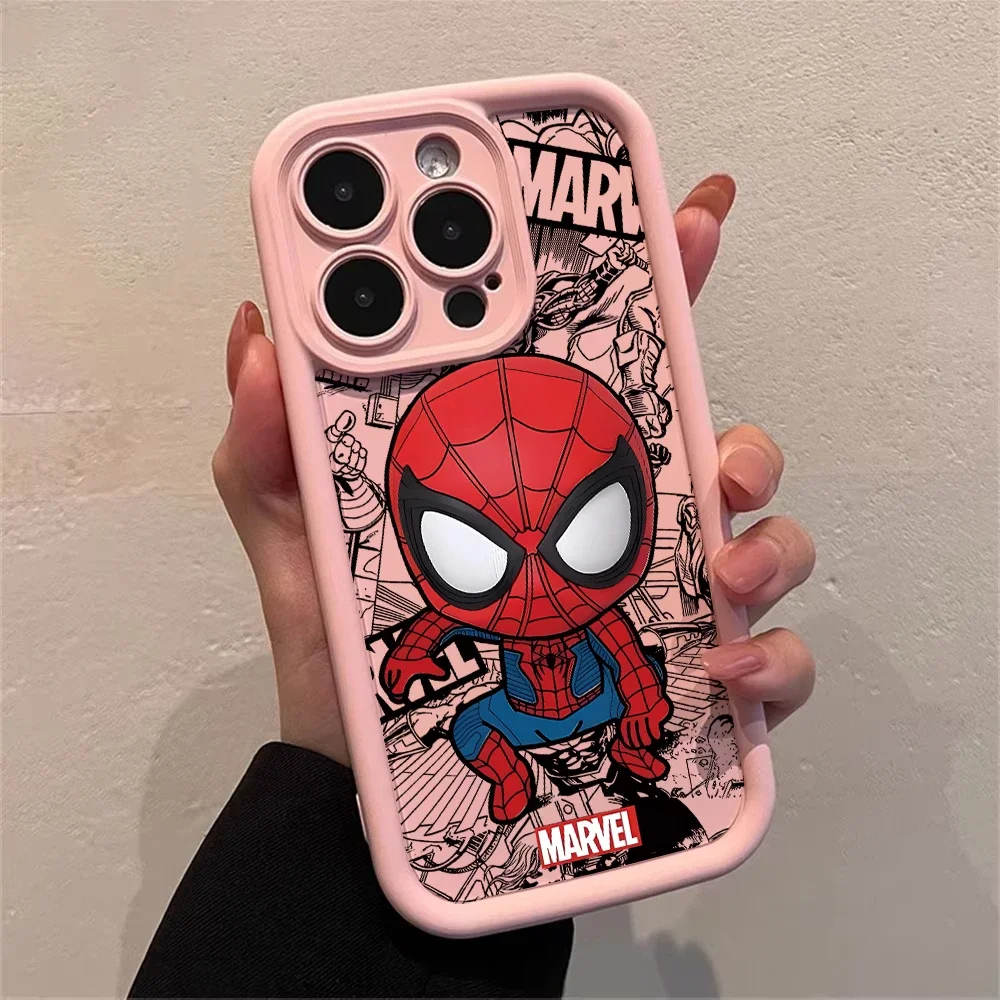 Силиконовый чехол для телефона Marvel Venom Spider Man для iPhone 16, 15, 14, 13, 12, 11 Pro Max XS X XR 8 7 16 Plus SE2, мягкая матовая задняя крышка (art.: 3920cabdf9229) - 3920cabdf9229