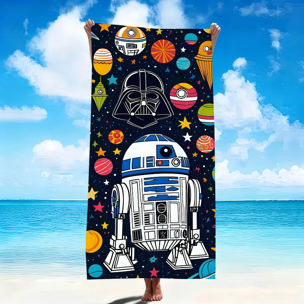Фото Пляжное полотенце с принтом S-star W-wars, мягкое, быстросохнущее, для путешествий, спортзала, купания, спа, кемпинга, спорта, в подарок №3