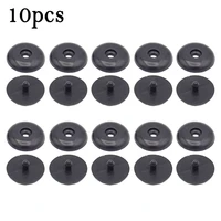 10pairs seat belt button buckle stop universal fit for stopper kit black car safetyseat belt stopper spacing limitbuckle clip