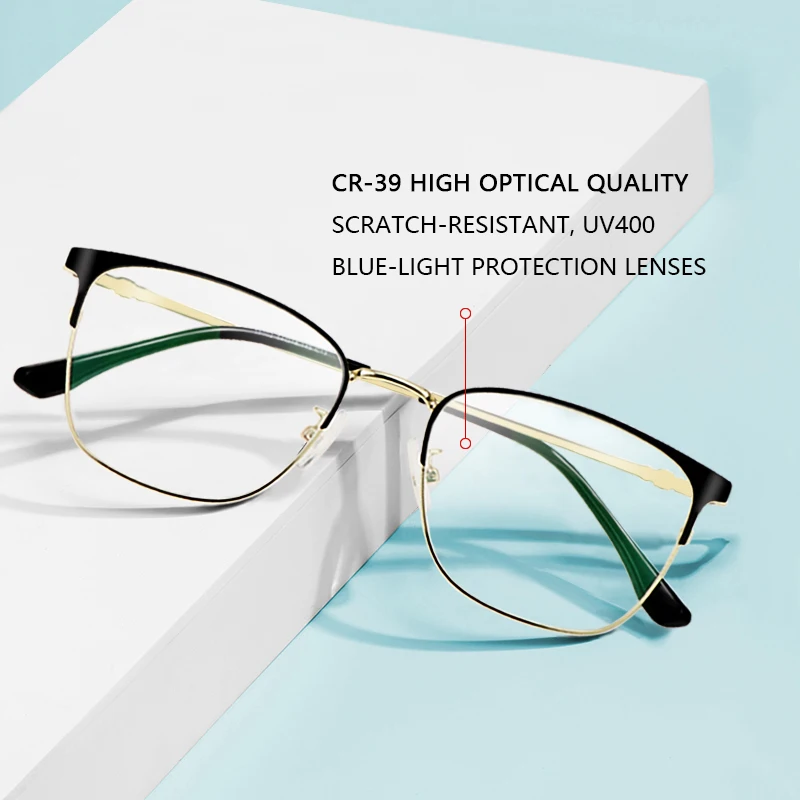Очки для чтения с прогрессивным мультифокусом без линии УФ-защитой