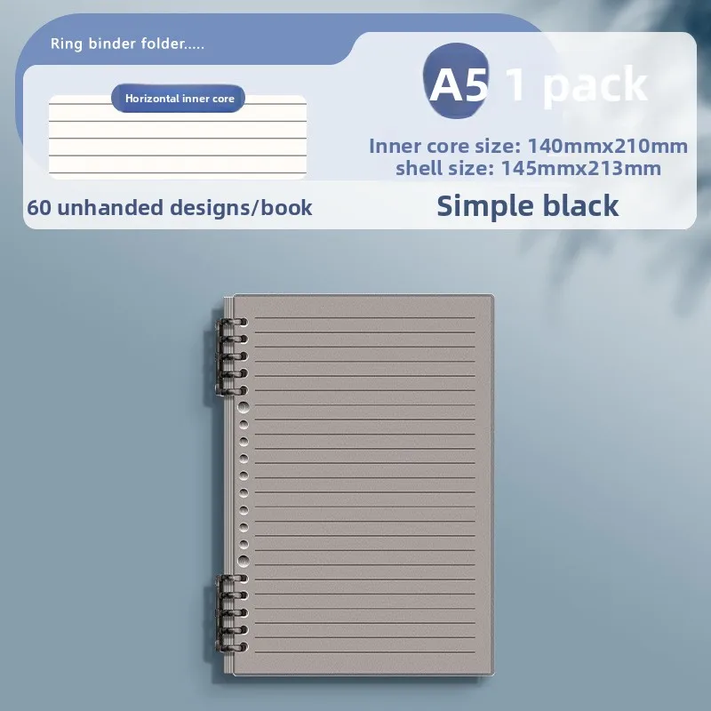 

Прозрачный ручной блокнот A4 для старшеклассников