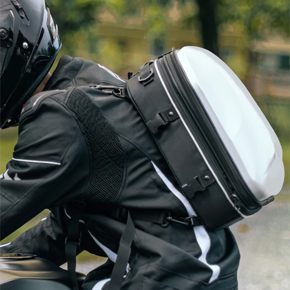 

Waterproof Motorcycle Backpack Biker Rear Seat Bag Large Capacity Motorbike Tail Bag Moto Travel Backpack Original