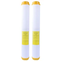 2pcs 20 inch resin filter cartridge softened pure water ion exchange removes descalingalkaline water purifier system