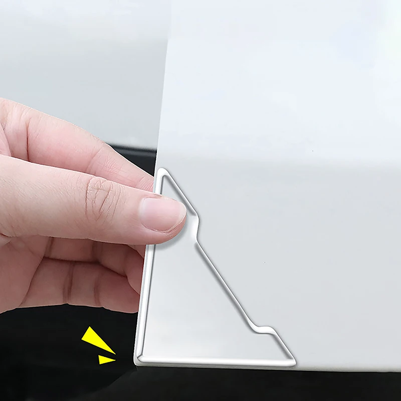 

4Pcs Universal Car Door Corner Anti-collision Covers Transparent Silicone Protector Anti-Scratch Stickers Door Protection Cover