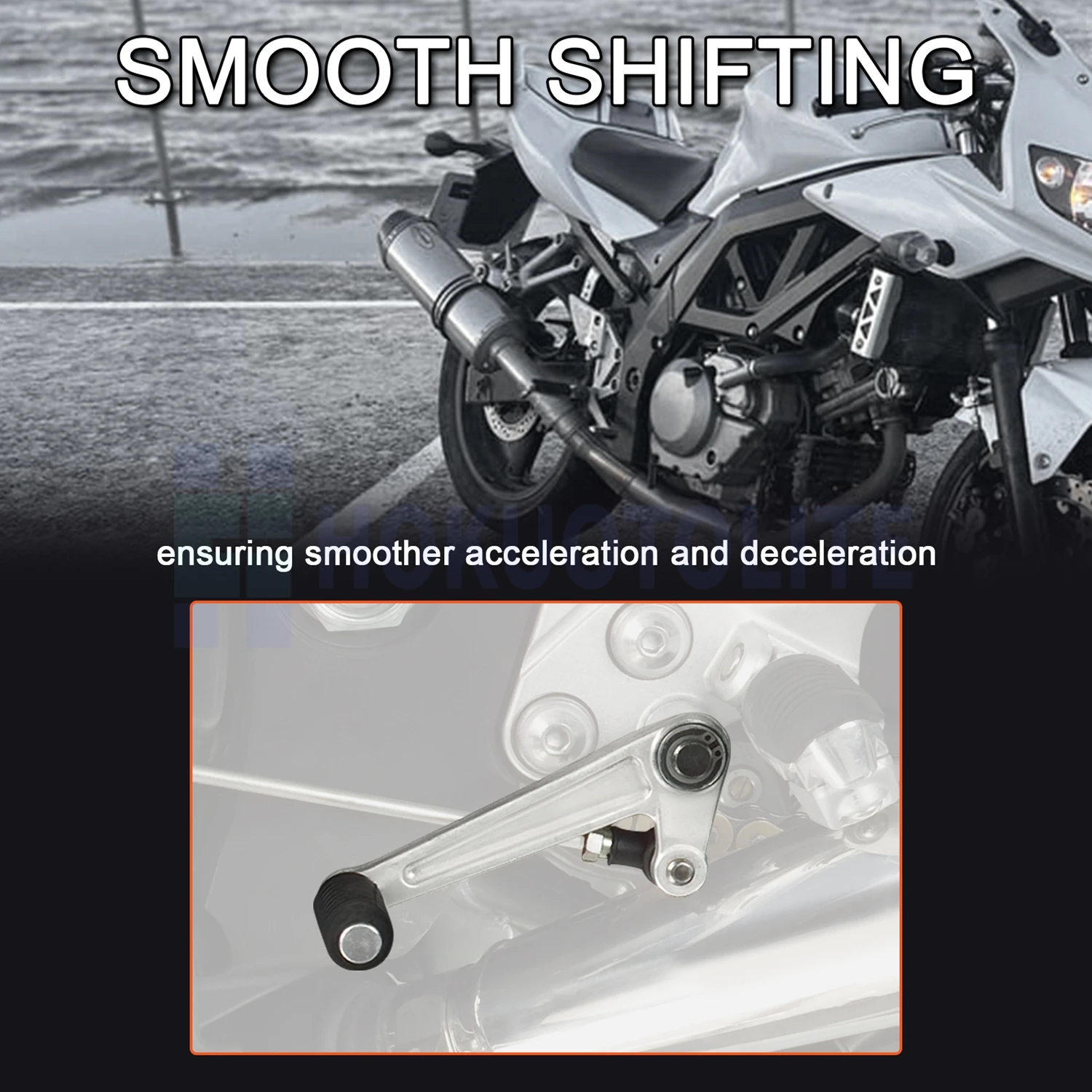 Фото Рычаг переключения передач для мотоцикла Suzuki Hayabusa GSX 1300R 2008-2020, SV 650 ABS S, GSR 600 2004-2015 №4