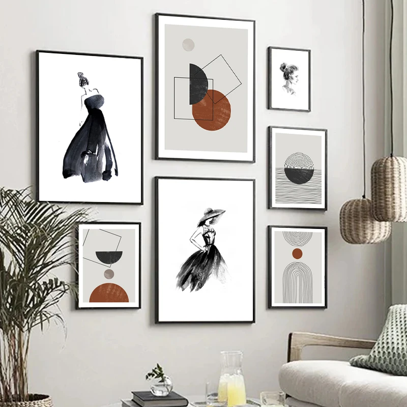 Черно-белая картина для кухни Картина на холсте цвет вина кофе фотография постер