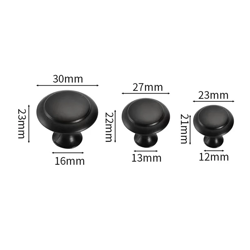 2 шт. круглые ручки для дверей шкафов из нержавеющей стали