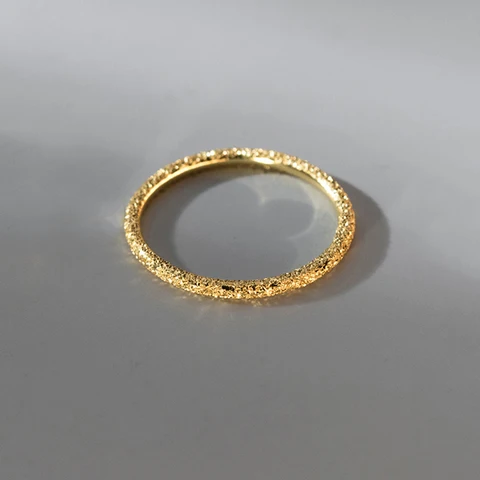 Женское кольцо из серебра 925 пробы, с матовым покрытием