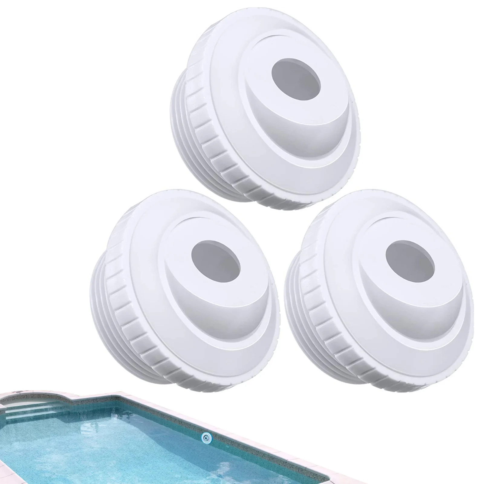 

Swimming Pool Nozzle Spa Massage Nozzle High Strength Durable Pool Jet Nozzle Ideal For SPA Swimming Pools Common Bathing Pool